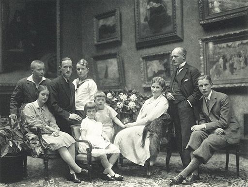 Foto der Familie Krupp von Bohlen und Halbach