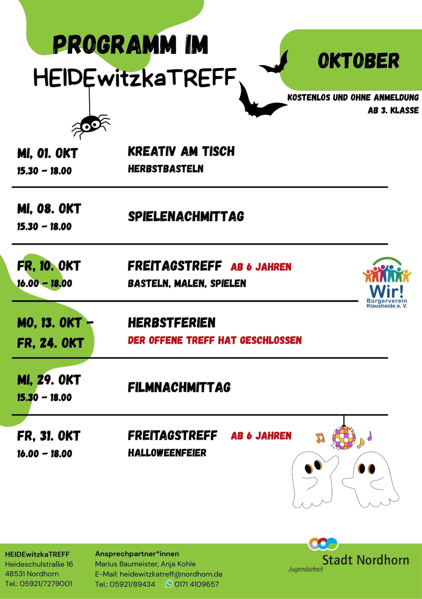 Programm Heidewitzkatreff